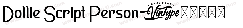 Dollie Script Person字体转换